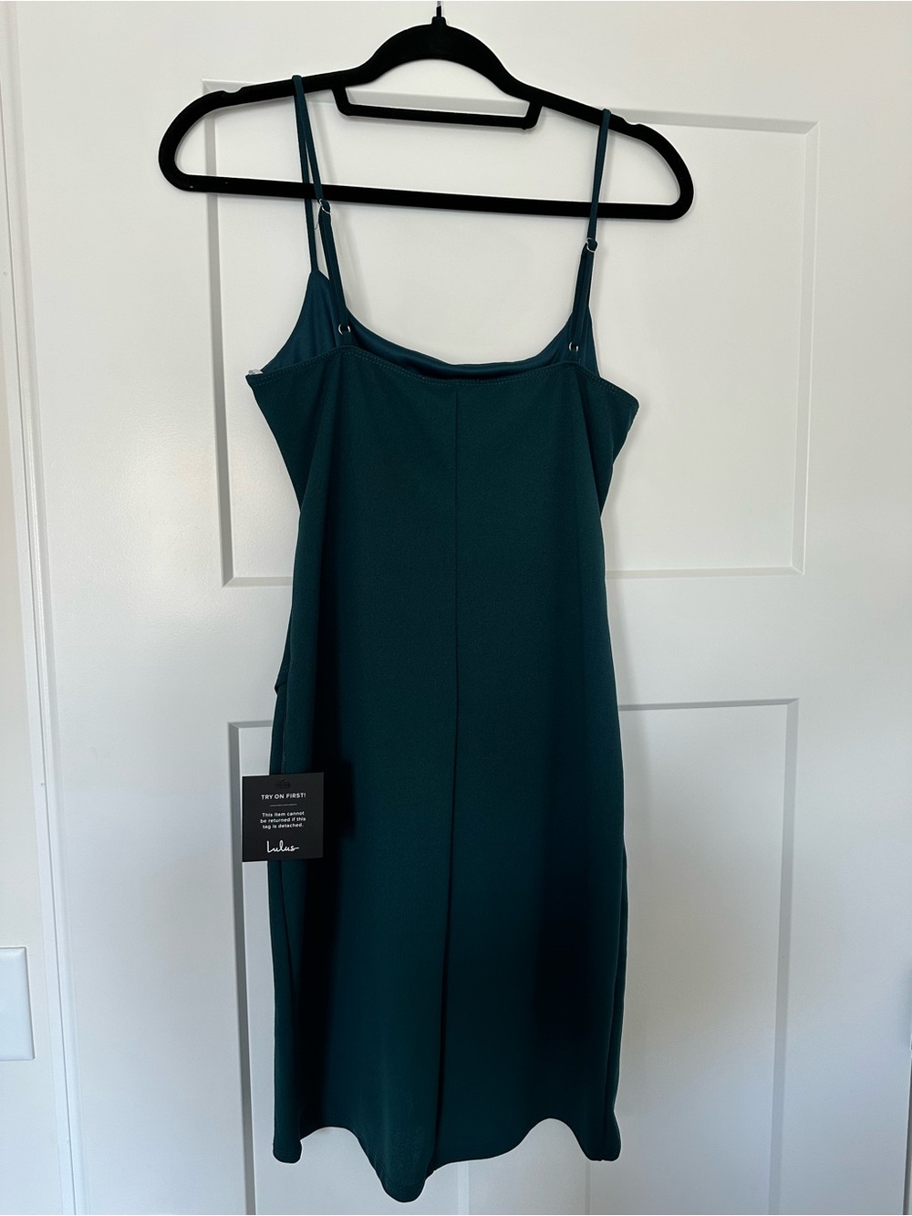 Women’s Lulu’s Dark Teal Cutout Bodycon Dress - Picture 6 of 8